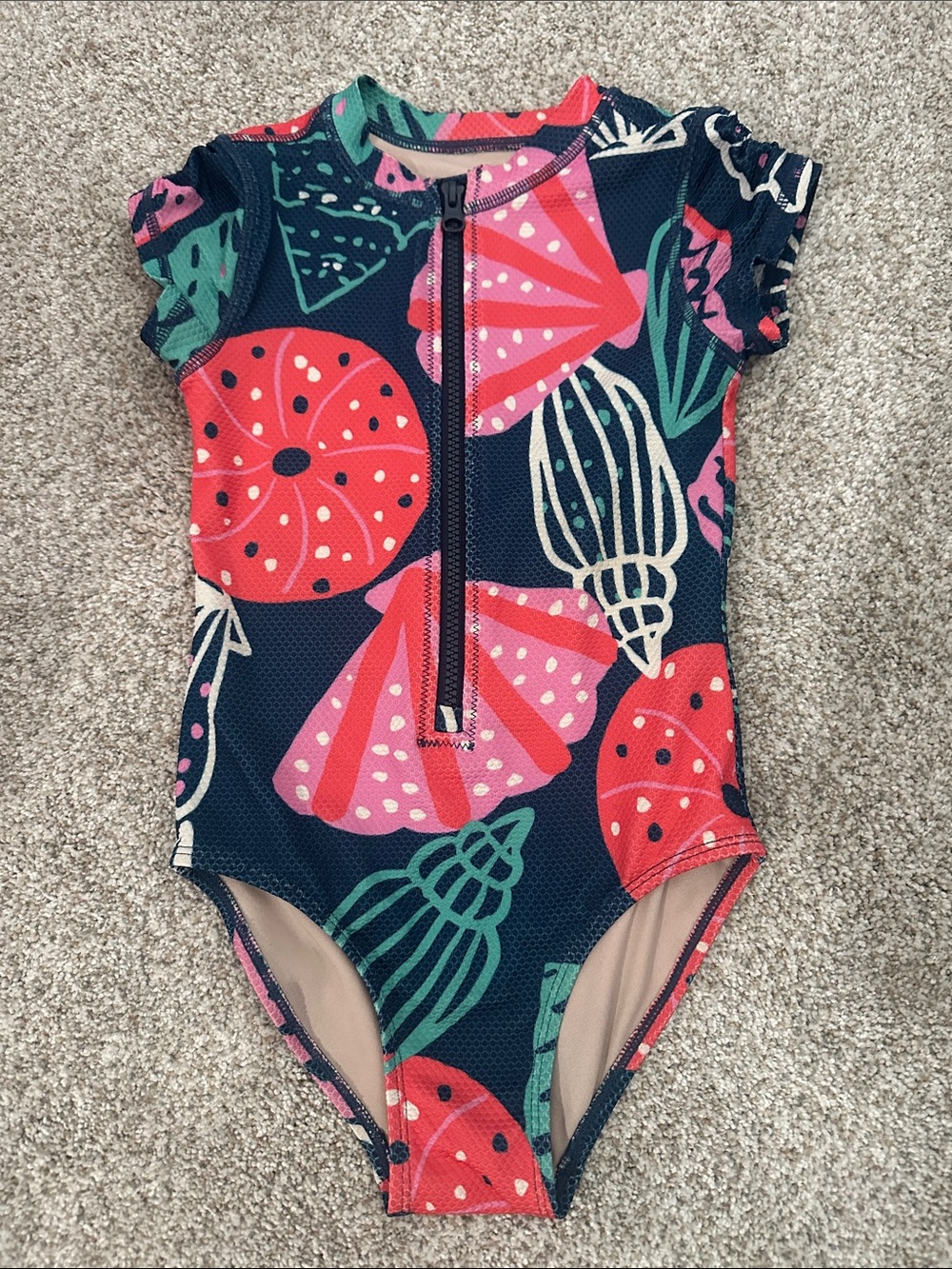 Tea Collection zip up swimsuit
